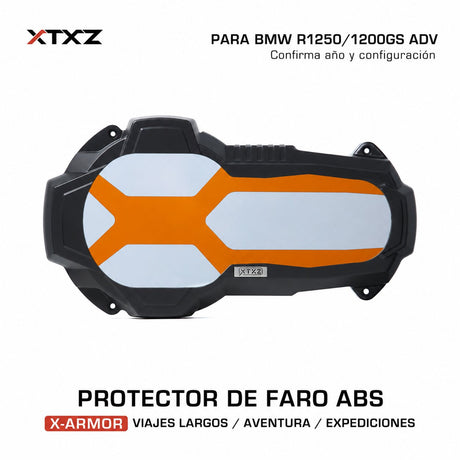 XTXZ | Protector de faro X-ARMOR ABS para BMW R1200/1250GS Adventure — información en español