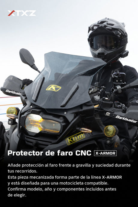 XTXZ | Protector de faro X-ARMOR CNC para BMW R1200/1250GS Adventure — información en español