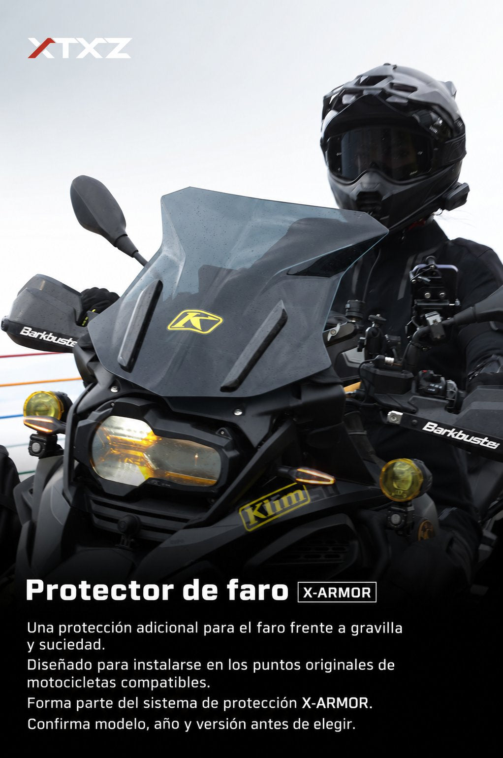 XTXZ | Protector de faro X-ARMOR ABS para BMW R1200/1250GS Adventure — información en español
