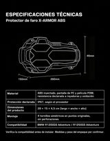 XTXZ | Protector de faro X-ARMOR ABS para BMW R1200/1250GS Adventure — ficha técnica en español
