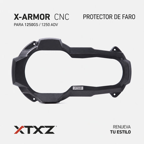 XTXZ | Protector de faro X-ARMOR CNC para BMW R1200/1250GS Adventure — información en español
