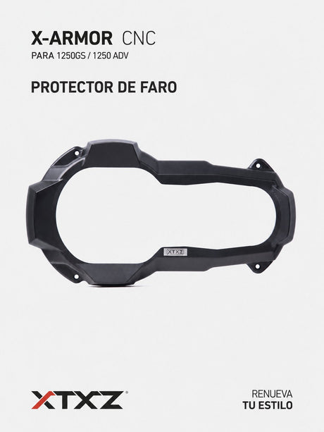 XTXZ | Protector de faro X-ARMOR CNC para BMW R1200/1250GS Adventure — información en español