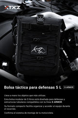 XTXZ | Bolsa táctica para defensas X-ARMOR · 5 L — información en español