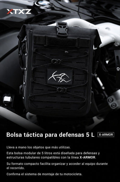 XTXZ | Bolsa táctica para defensas X-ARMOR · 5 L — información en español