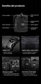XTXZ | Bolsa táctica para defensas X-ARMOR · 5 L — información en español