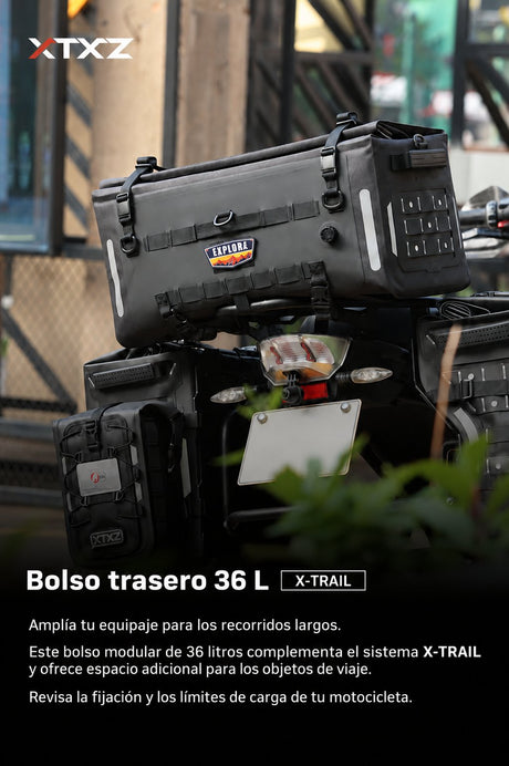 XTXZ | Bolso trasero X-TRAIL · 36 L — información en español