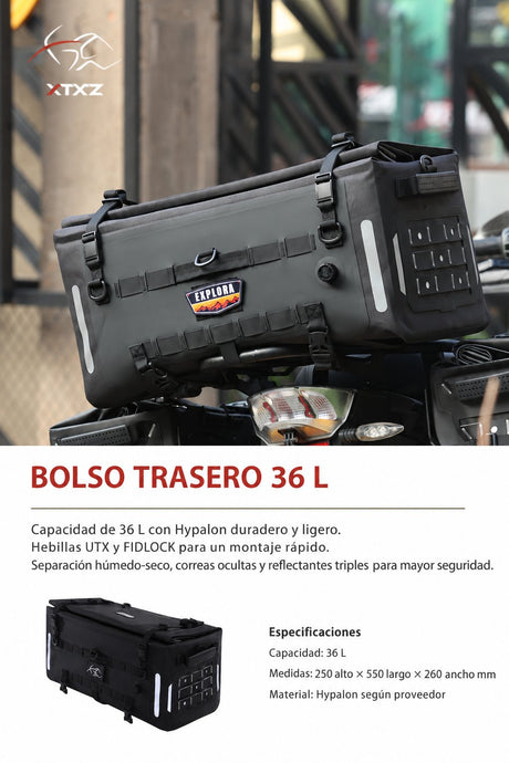 XTXZ | Bolso trasero X-TRAIL · 36 L — información en español