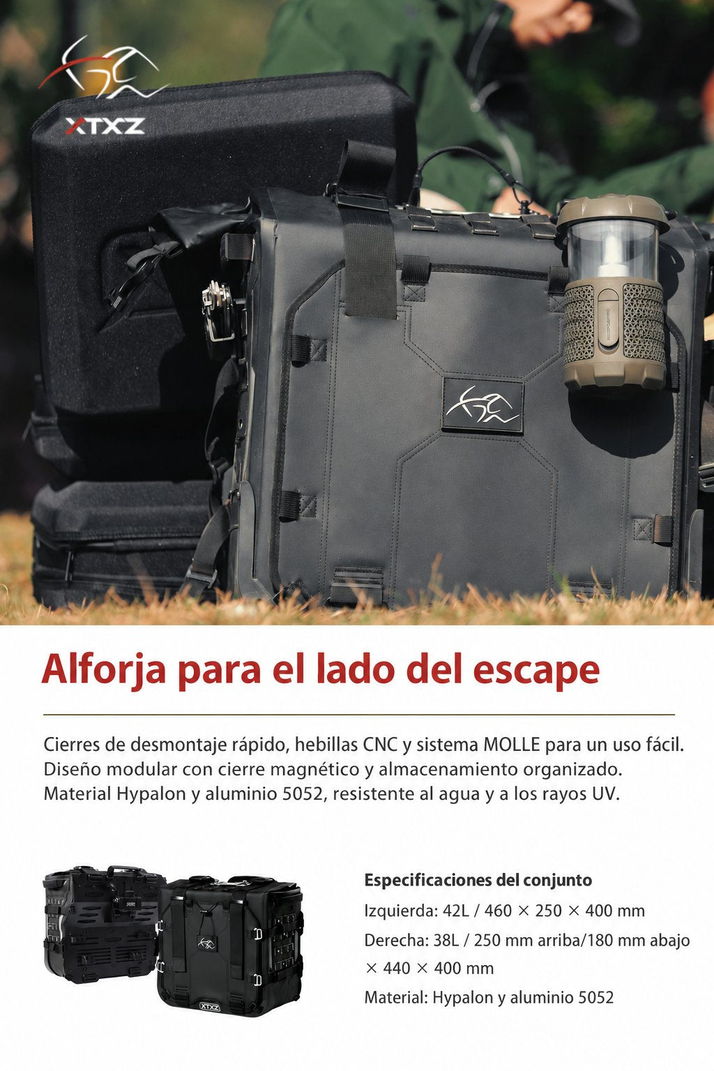 XTXZ | Alforjas X-TRAIL de primera generación — información en español