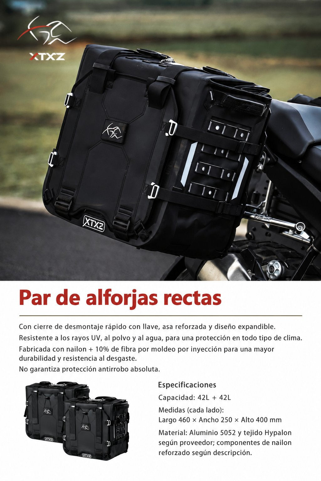 XTXZ | Alforjas X-TRAIL de primera generación — información en español