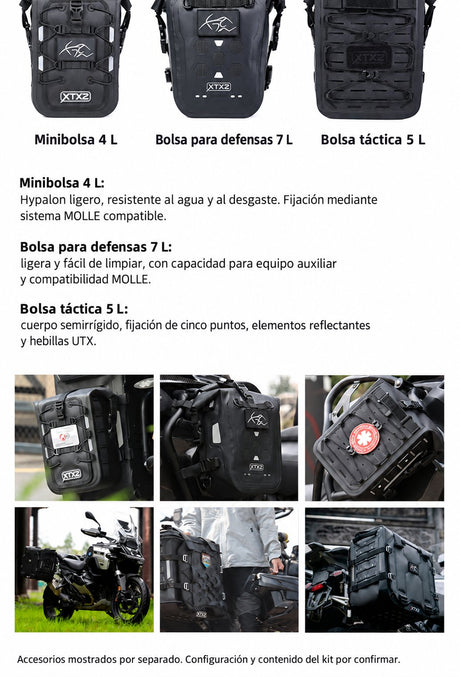 XTXZ | Alforjas X-TRAIL 42 + 42 L para BMW R1300GS Adventure — información del producto en español