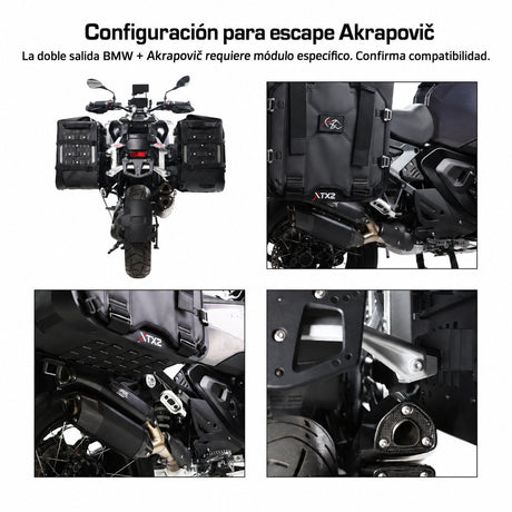 XTXZ | Alforjas X-TRAIL 42 + 42 L para BMW R1300GS Adventure — información del producto en español